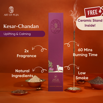 Kesar-Chandan Handcrafted Incense Sticks
