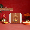 Ghee Wicks Pack of 30. ( घी बाती )