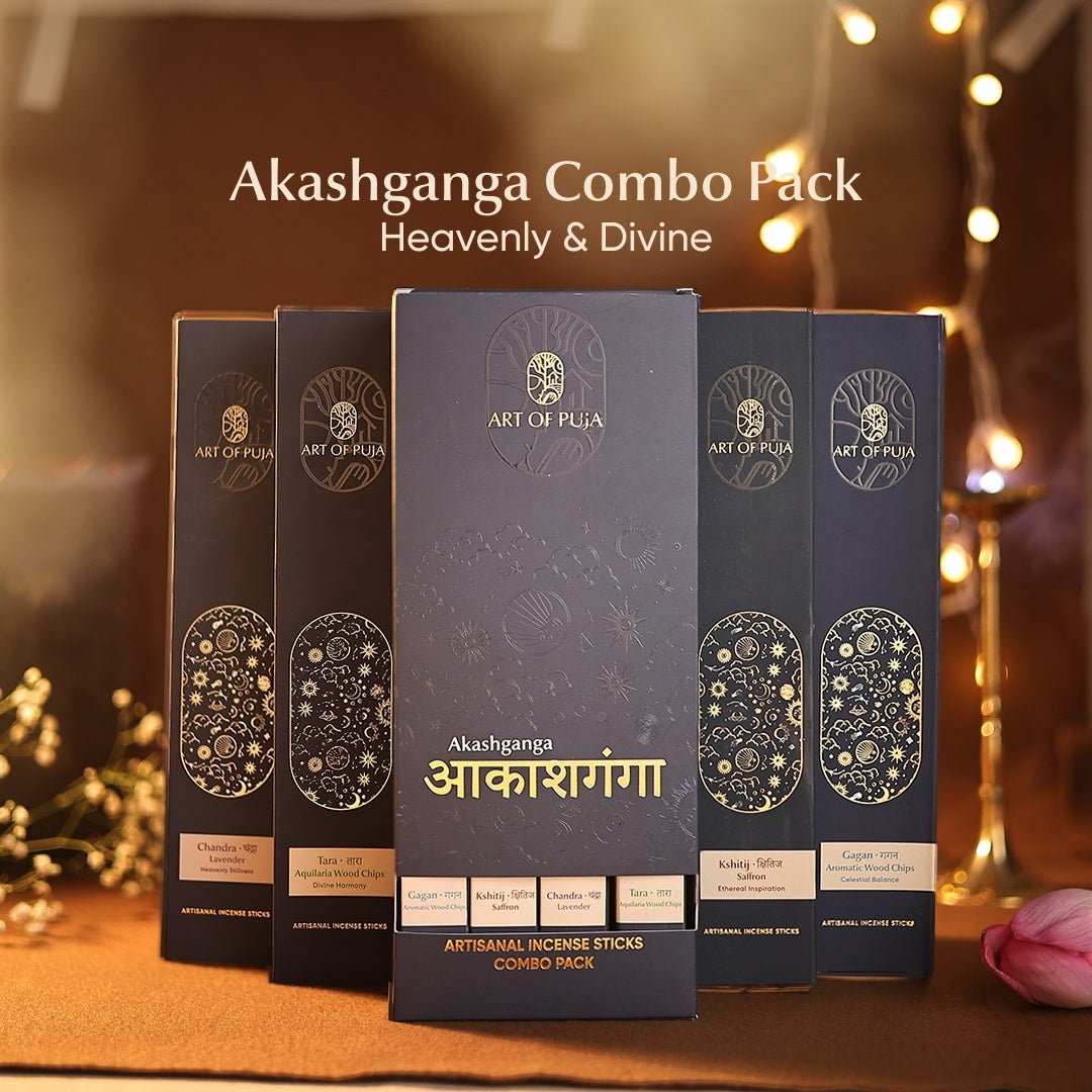 Akashganga Luxury Artisanal Incense Sticks Set – Premium Fragrance