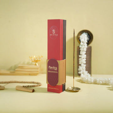 Pavitra Handcrafted Incense Sticks (Combo Pack of 2) | Anand (Sandalwood) & Riddhi (Rose)