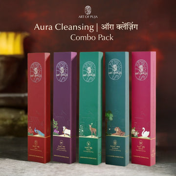 Aura Cleansing Combo (Pack of 5) | Rose, Kesar-Chandan, Kasturi, Rainforest & Jasmine