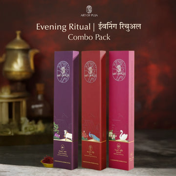 Evening Ritual Combo (Pack of 3) | Riddhi (Rose), Trupti (Jasmine) & Anant (Kesar-Chandan)