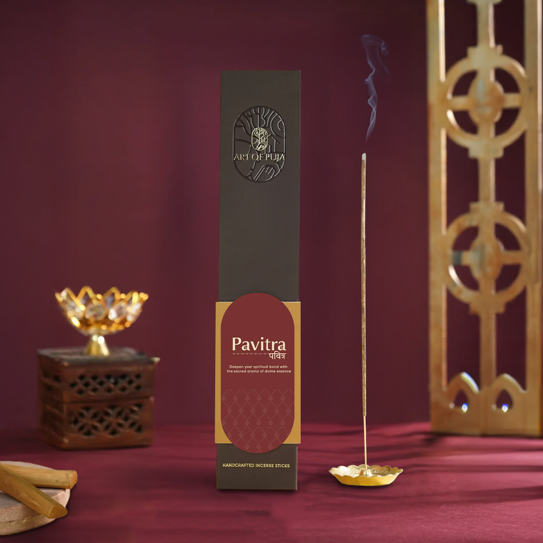 Pavitra Handcrafted Incense Sticks (Combo Pack of 2) | Anand (Sandalwood) & Kripa (Sai Darshan))