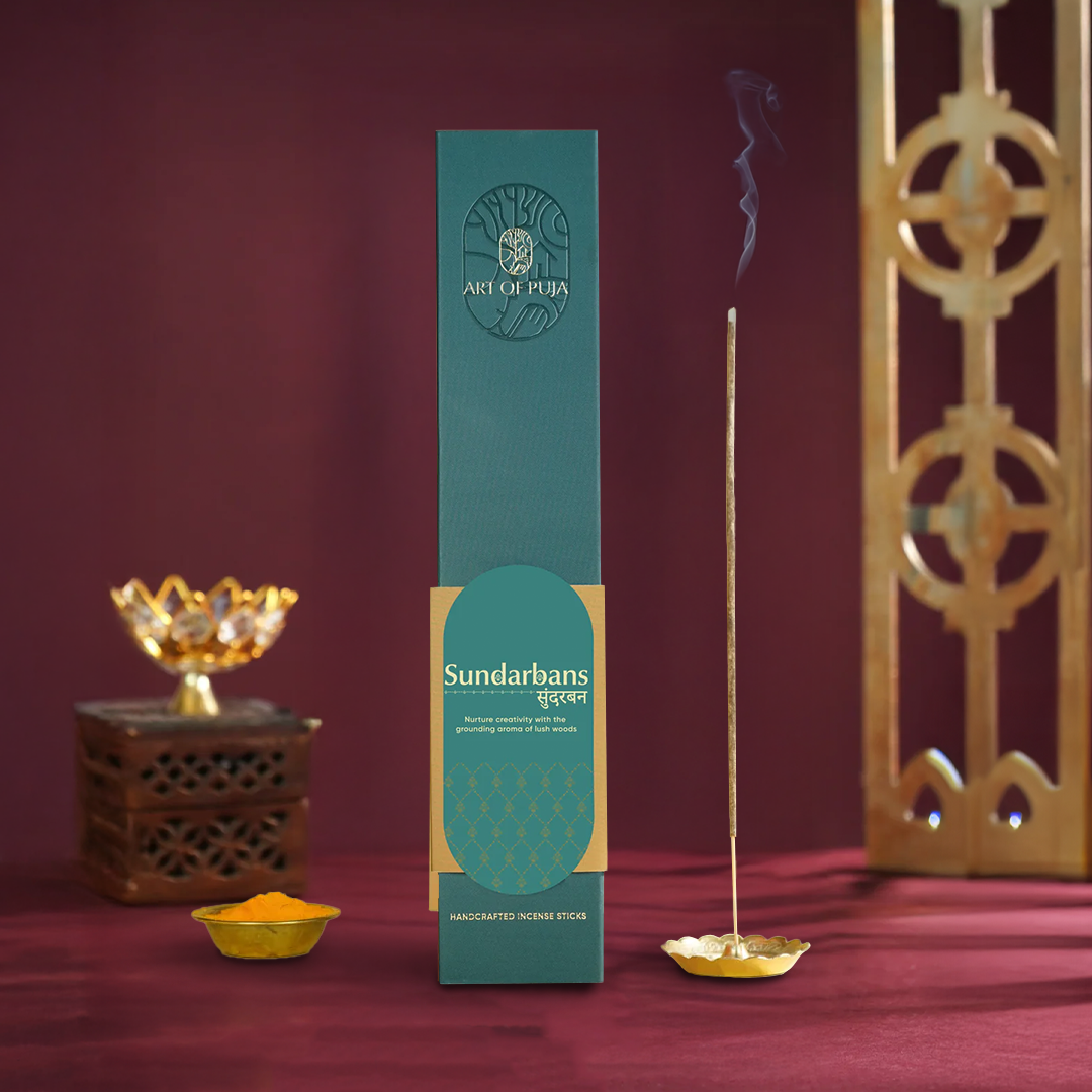 Sundarbans Handcrafted Incense Sticks (Combo Pack of 2) | Siddhi (Kasturi) & Karuna (Rainforest)
