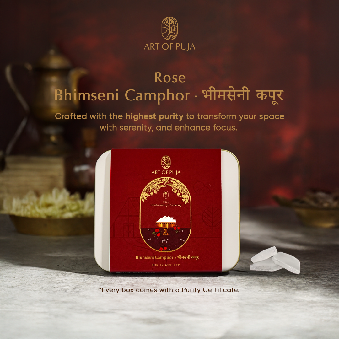 Bhimseni Camphor – Rose Infused