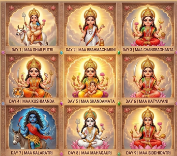 Navratri All 9 Days Devi Maa Names: The Divine Forms of Navadurga Explained (2026)
