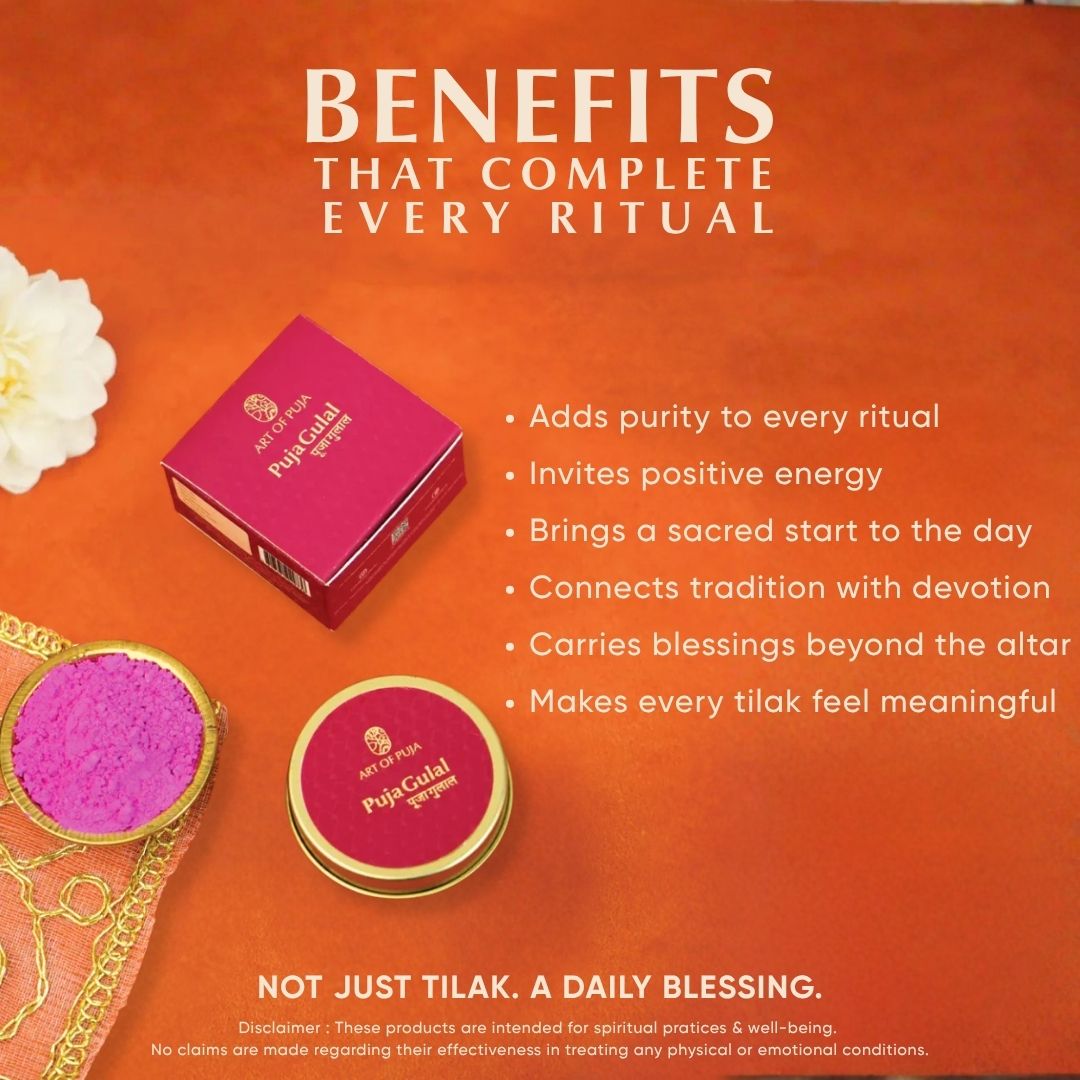 Puja Tilak Combo Pack – Complete Set of Sacred Powders for Every Ritual | Pure • Vibrant • Divine