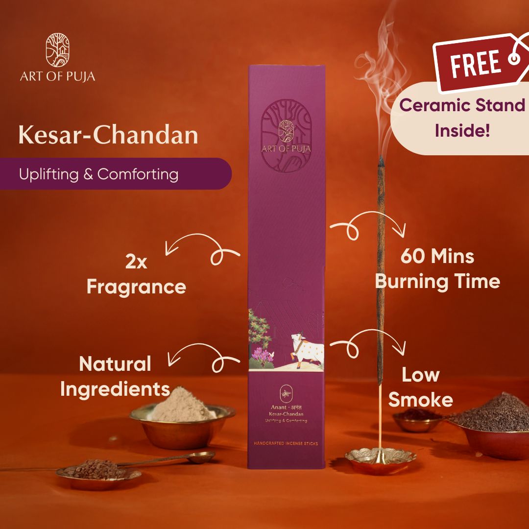 Kesar-Chandan Handcrafted Incense Sticks
