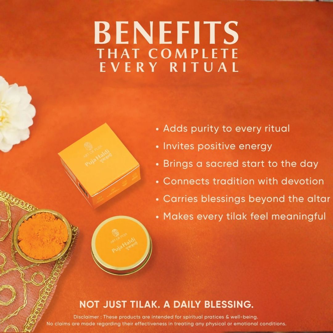 Puja Tilak Combo Pack – Complete Set of Sacred Powders for Every Ritual | Pure • Vibrant • Divine