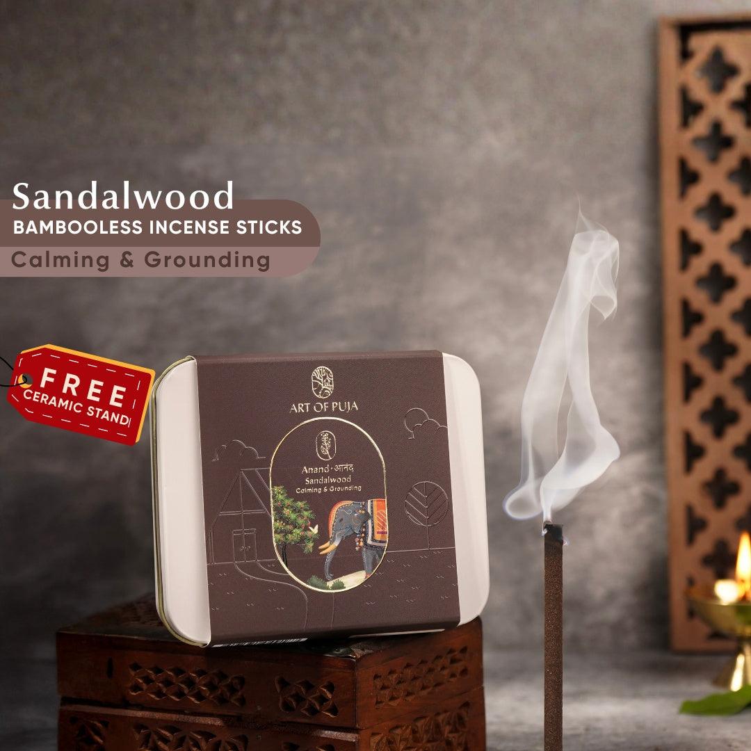 Sandalwood Bambooless Sticks. Anand ( आनंद )