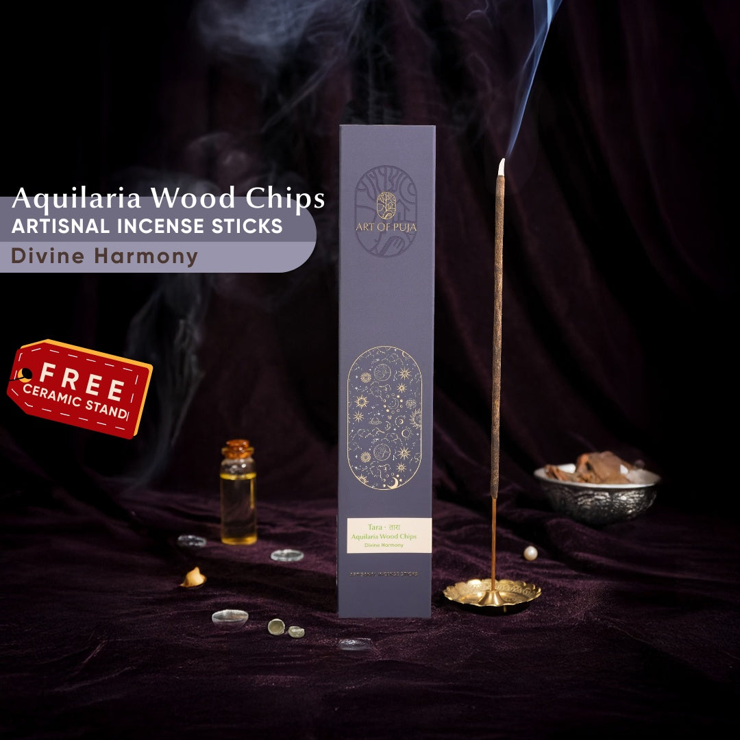 Aquilaria Wood Chips Artisanal Incense Sticks. Tara ( तारा )