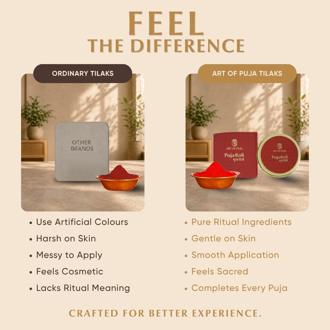 Puja Tilak Combo Pack – Complete Set of Sacred Powders for Every Ritual | Pure • Vibrant • Divine