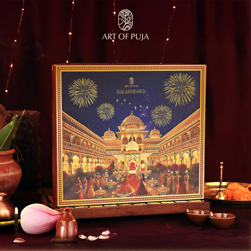 Raj Abhishek Diwali Gift Box | Royal Festive Hamper with 21 Inclusions