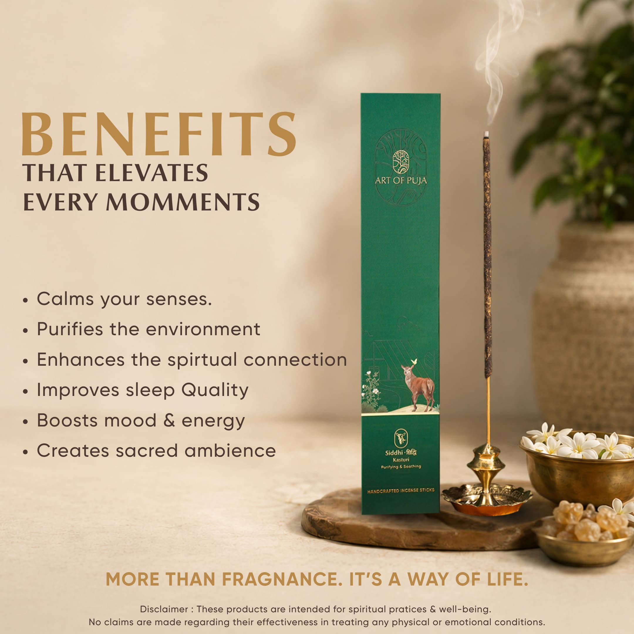 Mood Lifter Combo (Pack of 3) | Rose (Riddhi), Jasmine (Trupti) & Kasturi (Siddhi)