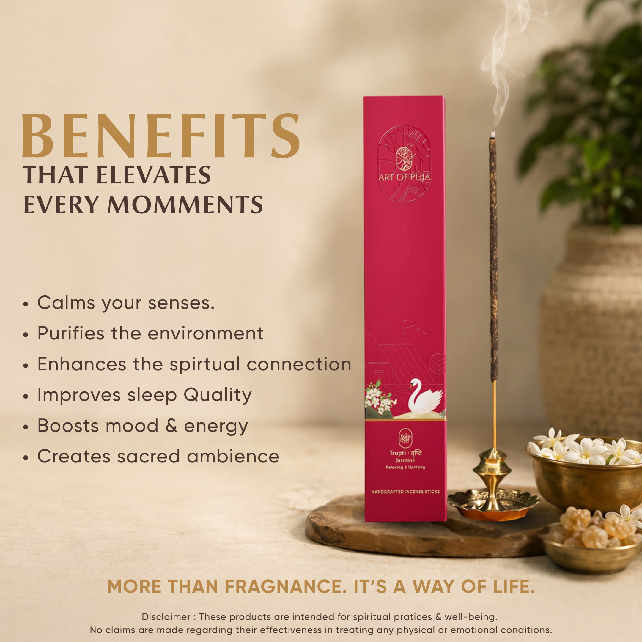 Mood Lifter Combo (Pack of 3) | Rose (Riddhi), Jasmine (Trupti) & Kasturi (Siddhi)
