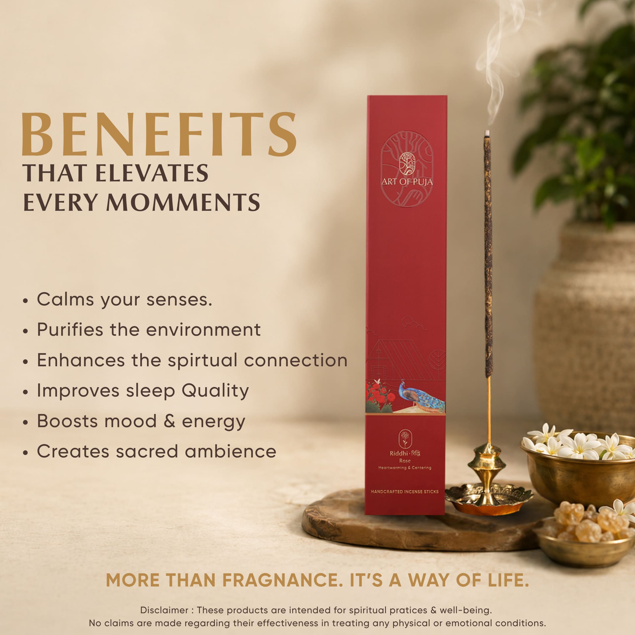 Mood Lifter Combo (Pack of 3) | Rose (Riddhi), Jasmine (Trupti) & Kasturi (Siddhi)