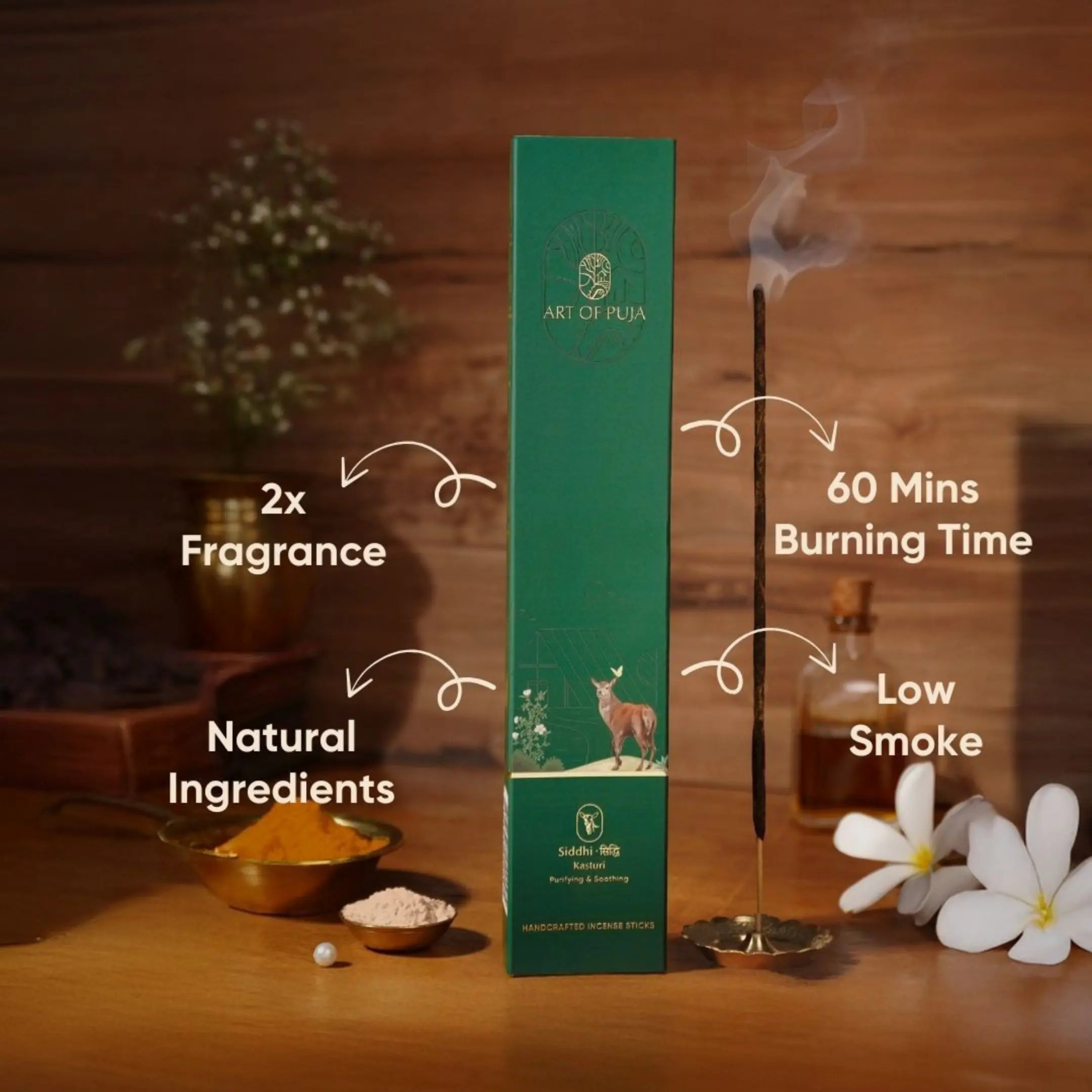 Kasturi Handcrafted Incense Sticks.