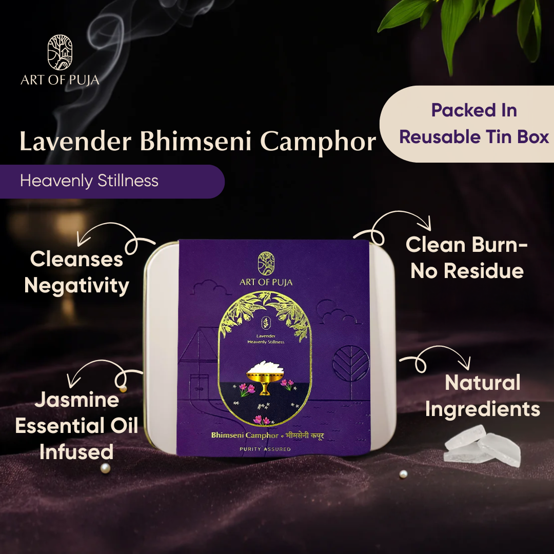 Bhimseni Camphor – Lavander Infused