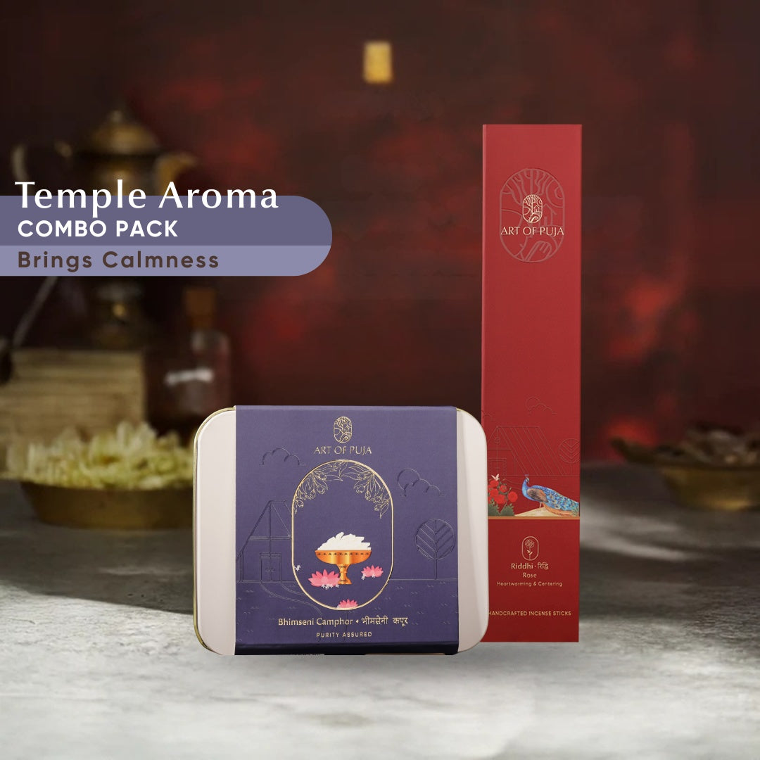 Camphor & Aroma Duo Puja Combo | Kapur Sugandh Sangam for Purity, Positivity & Auspicious Energy