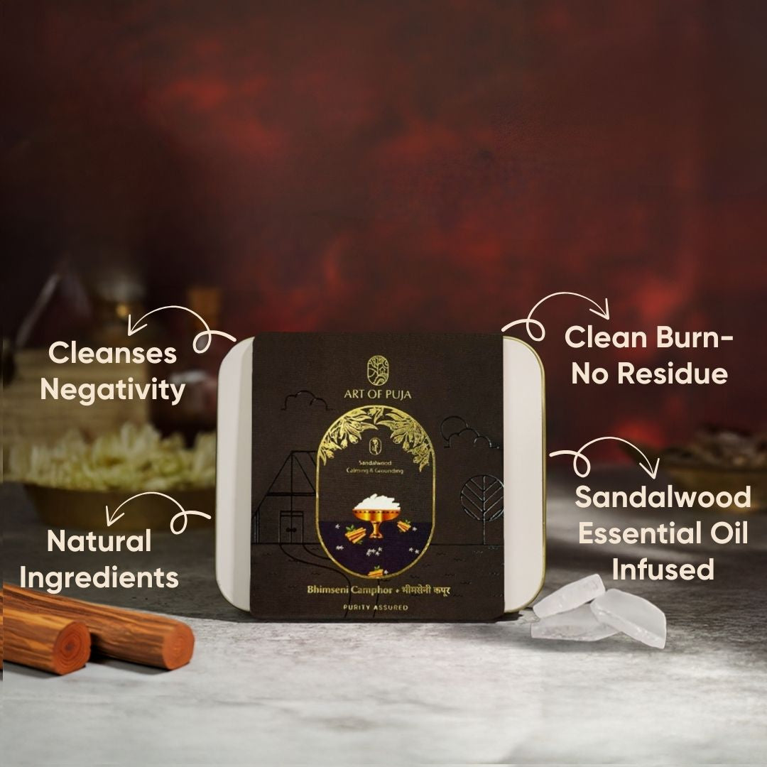 Bhimseni Camphor – Sandalwood Infused