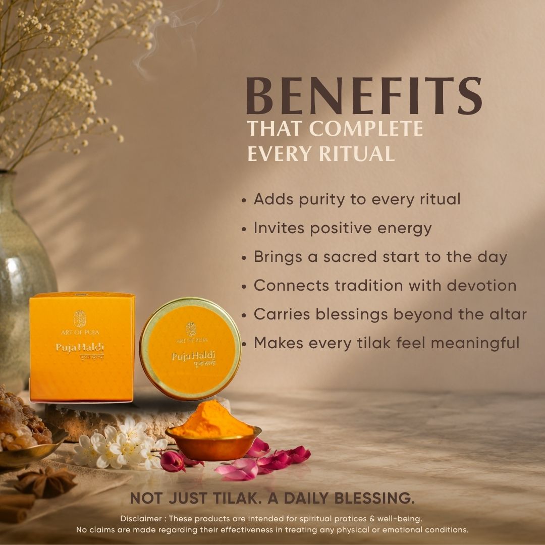 Puja Tilak Combo Pack – Complete Set of Sacred Powders for Every Ritual | Pure • Vibrant • Divine