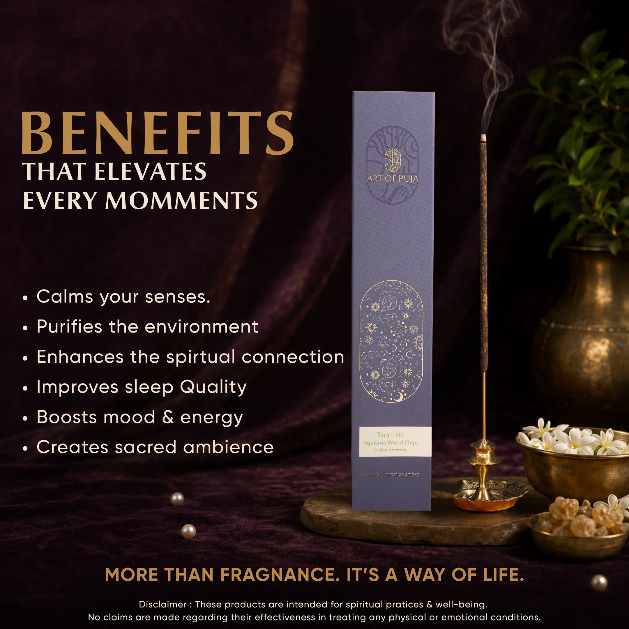 Akashganga Luxury Artisanal Incense Sticks Set – Premium Fragrance Collection | Calm & Divine