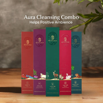 Aura Cleansing Combo (Pack of 5) | Rose, Kesar-Chandan, Kasturi, Rainforest & Jasmine