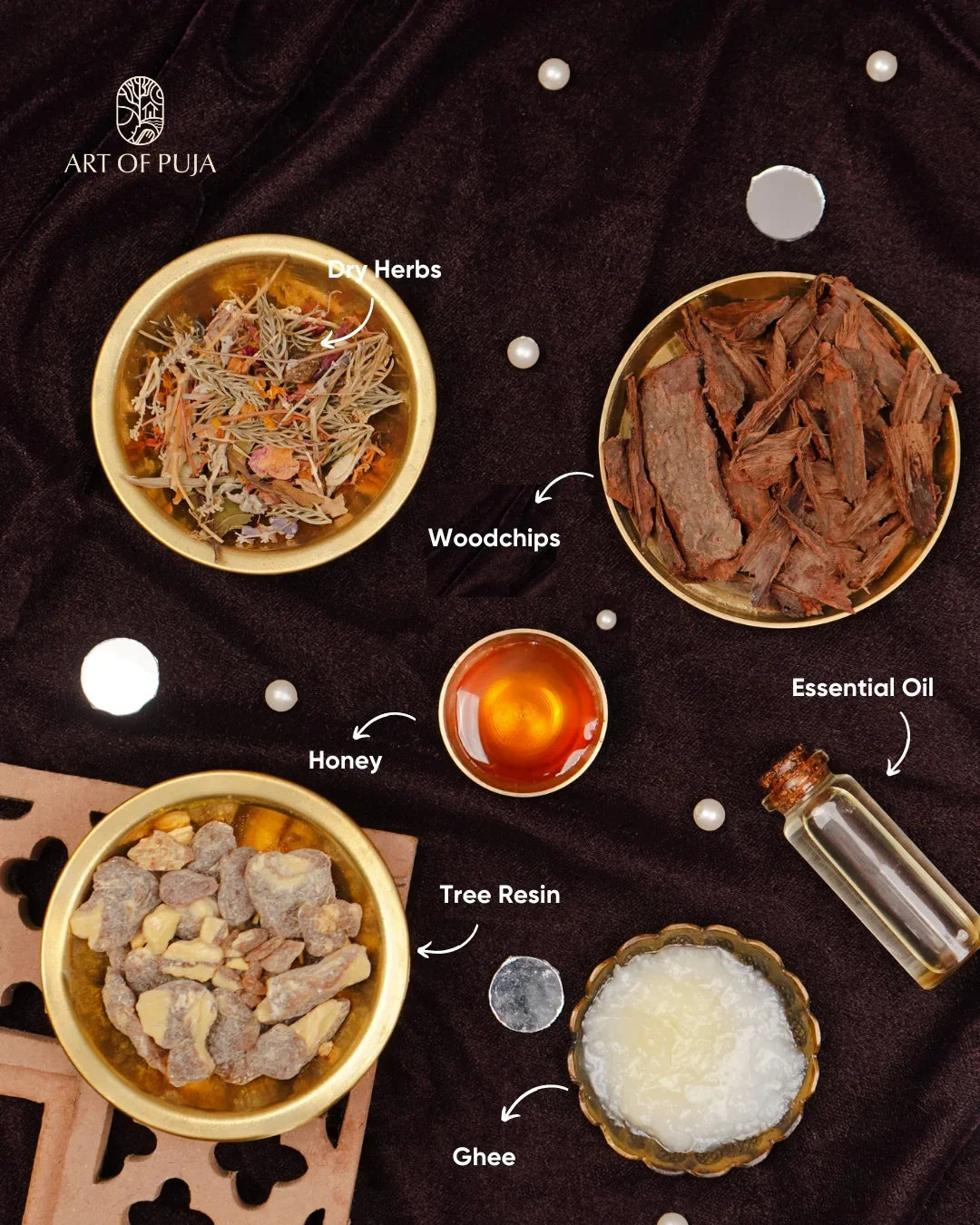 Aromatic Wood Chips Artisanal Incense Sticks
