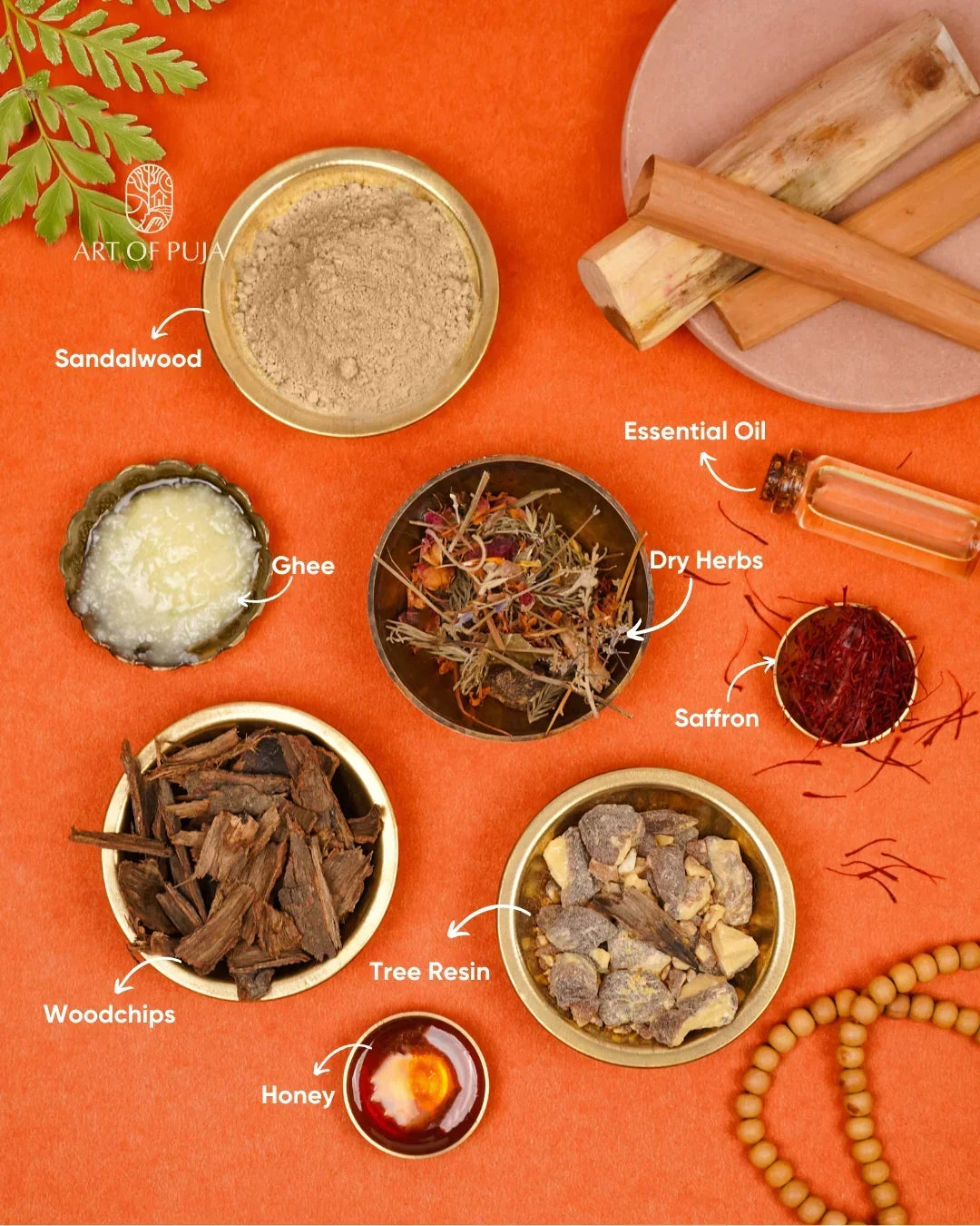 Kesar-Chandan Handcrafted Incense Sticks