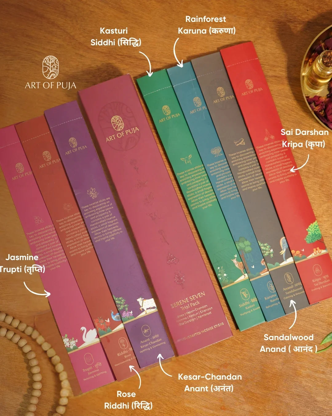 Serene Seven Incense Sticks
