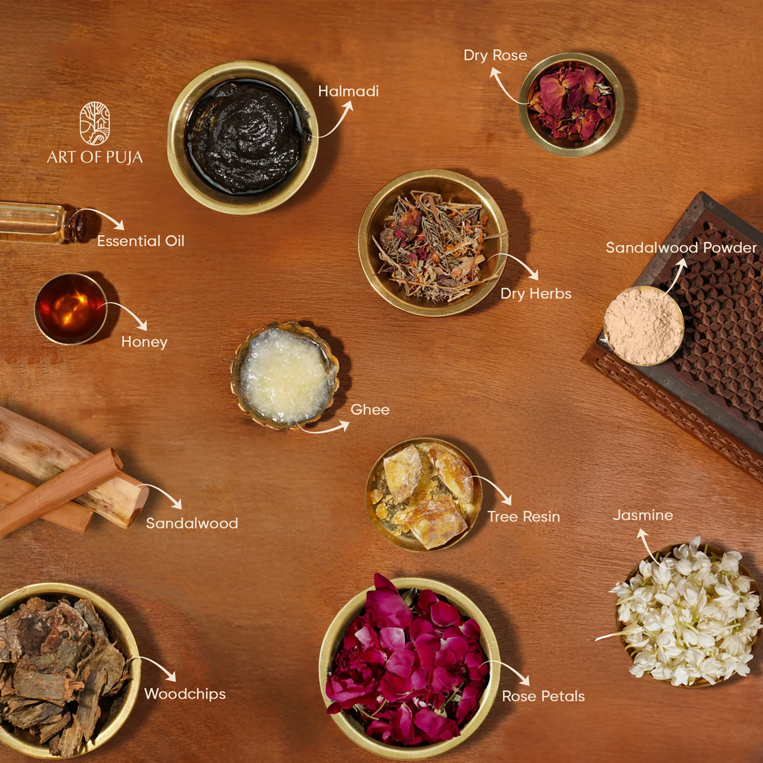 Divine Calm Combo (Pack of 5) | Sai Darshan, Rose, Sandalwood, Rainforest & Jasmine