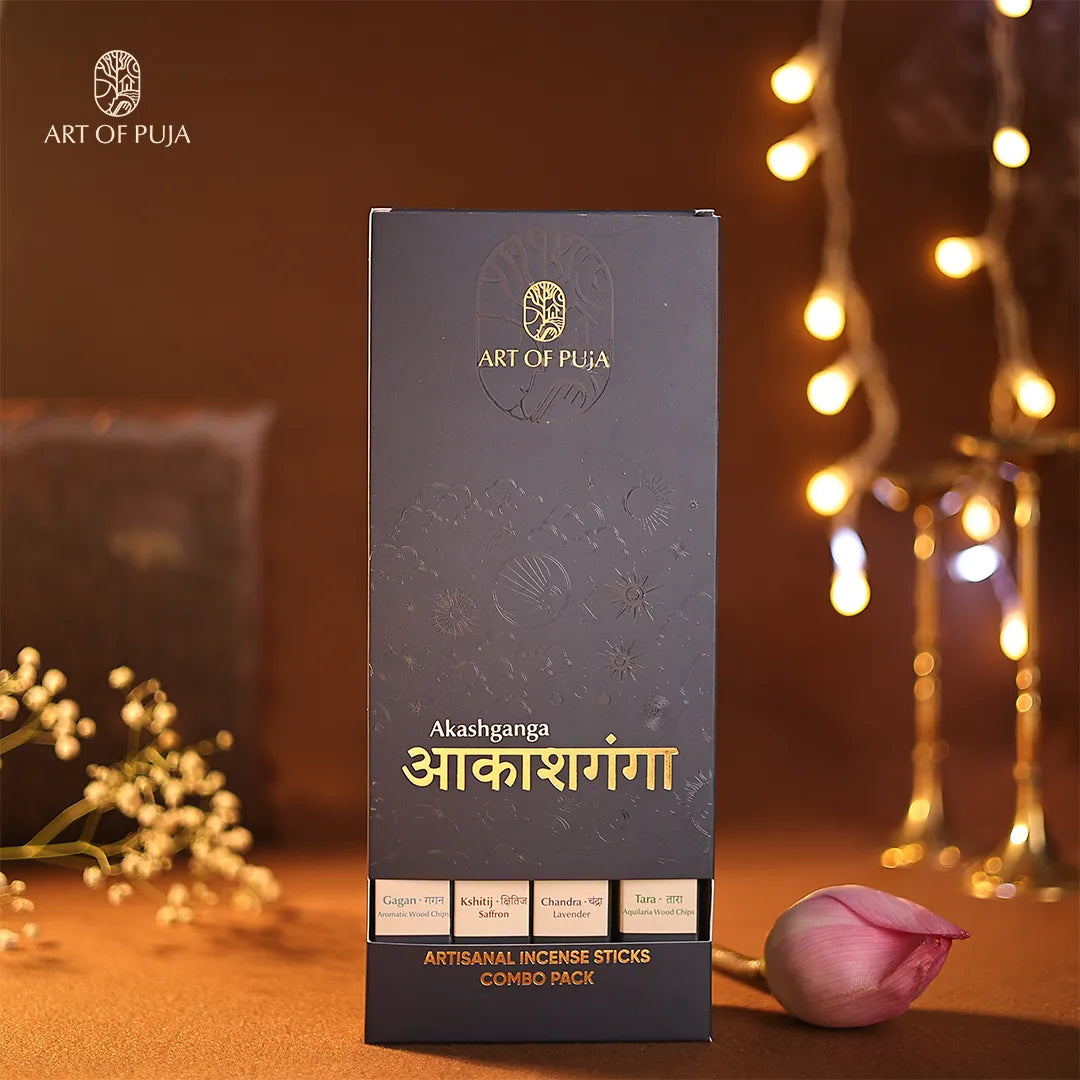 Akashganga Luxury Artisanal Incense Sticks Set – Premium Fragrance Collection | Calm & Divine