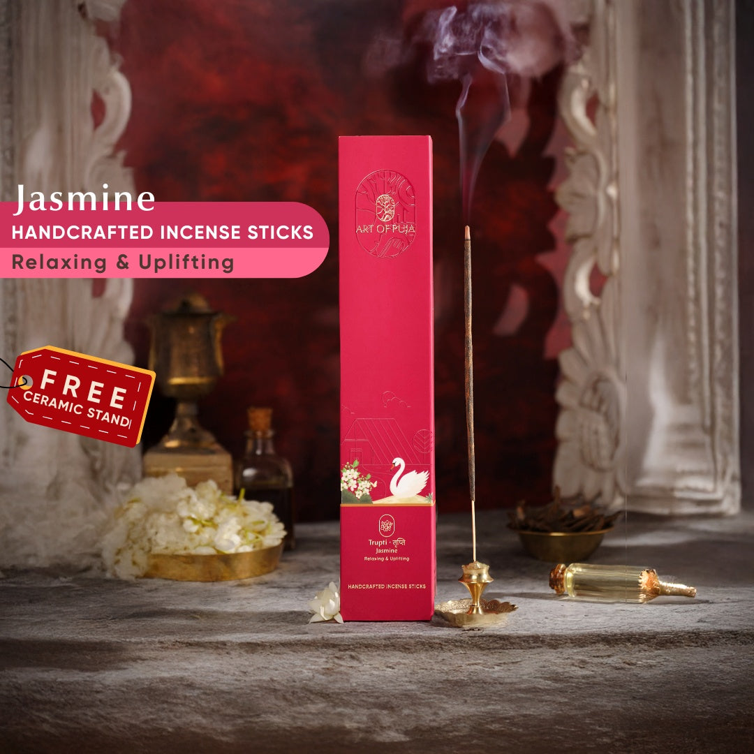 Jasmine Handcrafted Incense Sticks. Trupti ( तृप्ति )