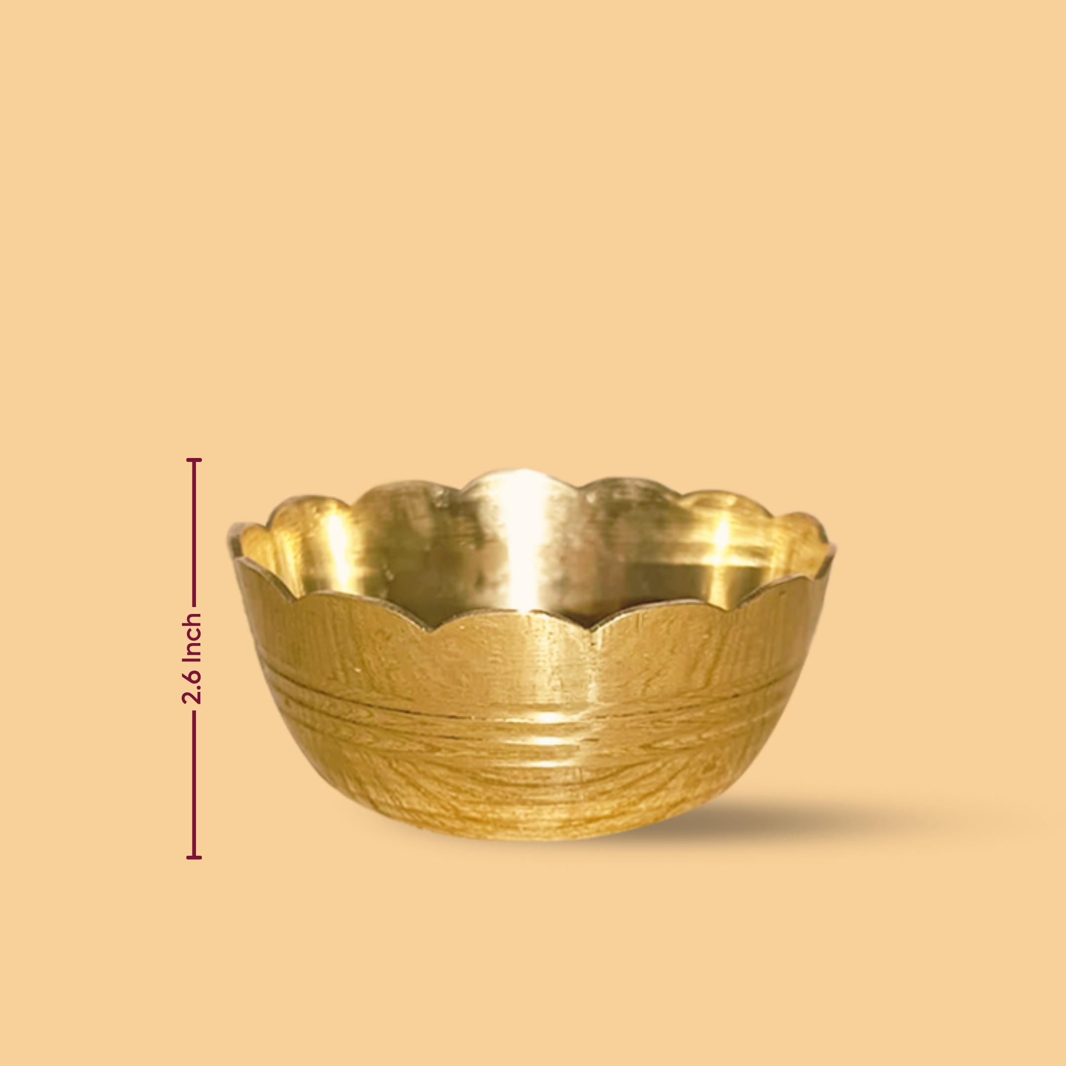 Shubh Puja Thali Set with Mini Kalash, Brass Ghanti, Katori & Plate | Complete Brass Pooja Thali Combo for Home Mandir