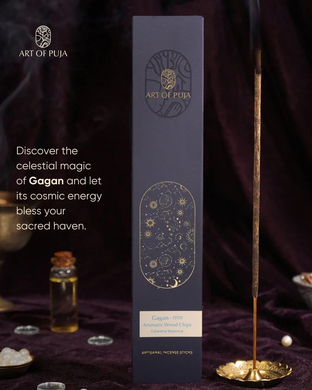 Aromatic Wood Chips Artisanal Incense Sticks