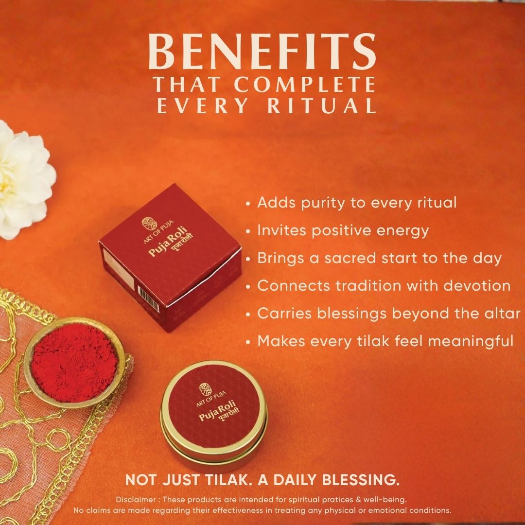 Puja Tilak Combo Pack – Complete Set of Sacred Powders for Every Ritual | Pure • Vibrant • Divine