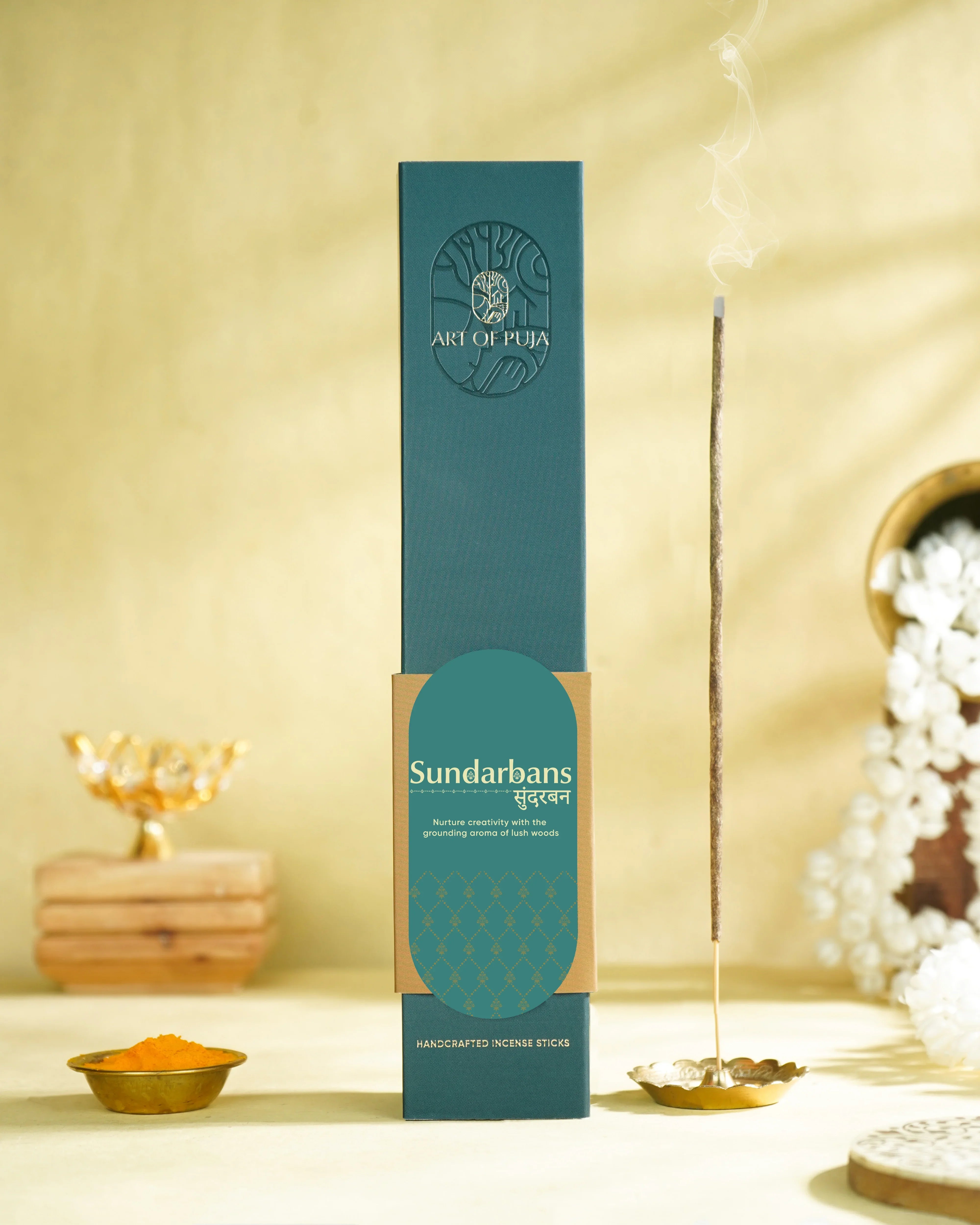 Sundarbans Handcrafted Incense Sticks (Combo Pack of 2) | Siddhi (Kasturi) & Karuna (Rainforest)