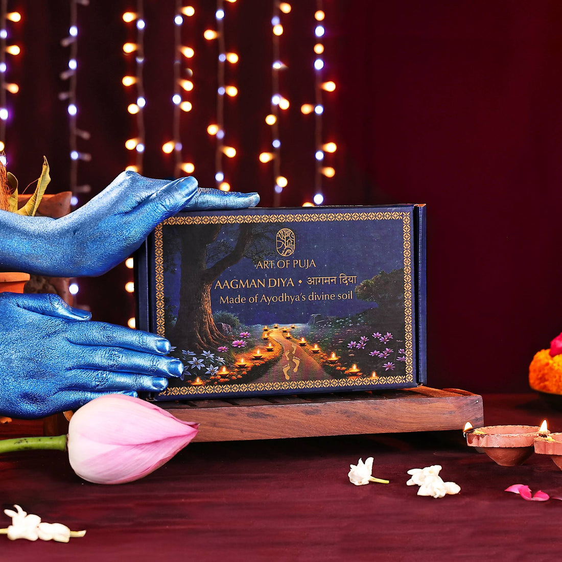 Aagman Diya – Pack of 6 | Made from Ayodhya’s Sacred Soil