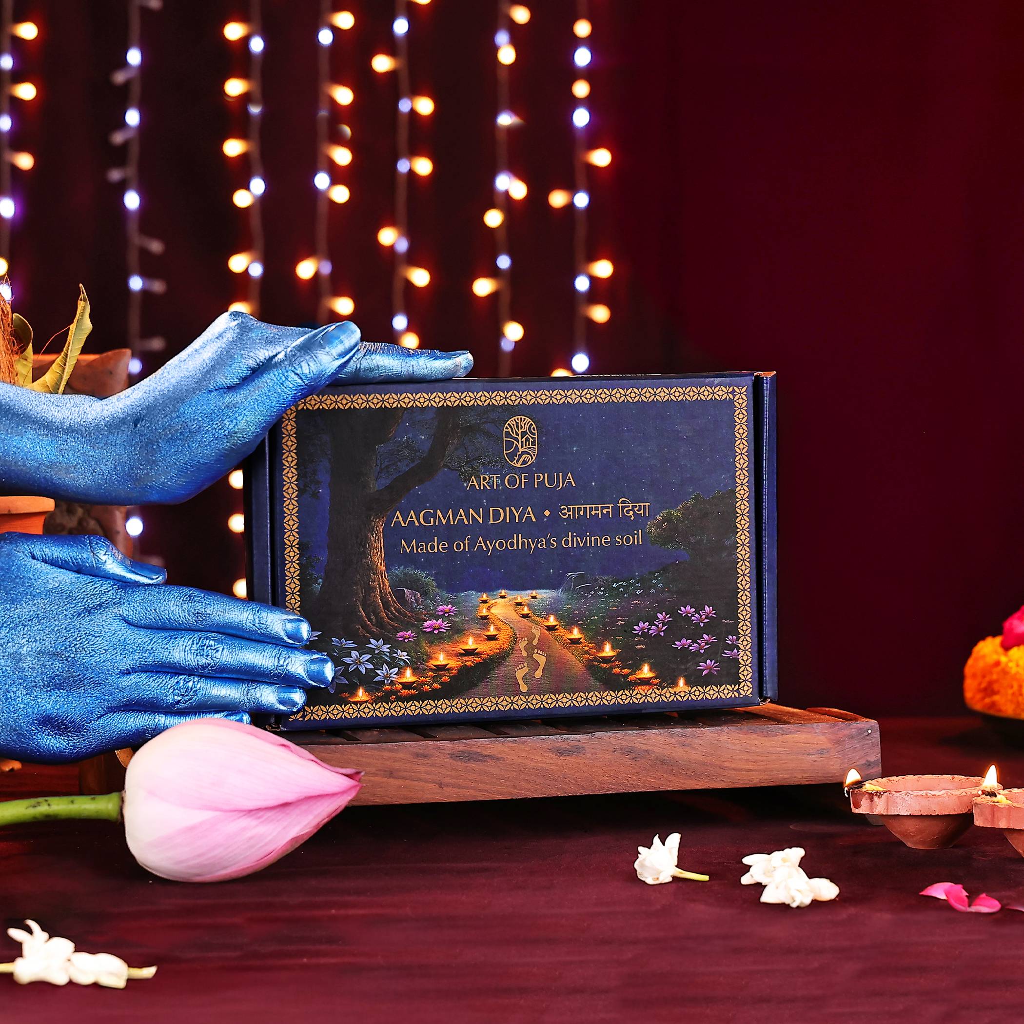 Aagman Diya – Pack of 6 | Made from Ayodhya’s Sacred Soil