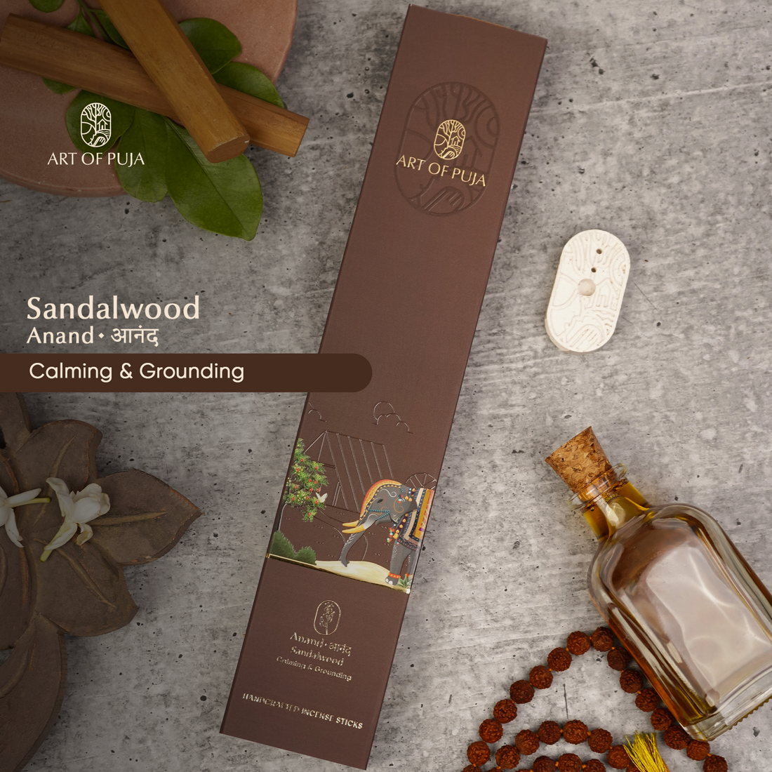 Sandalwood Handcrafted Incense Sticks