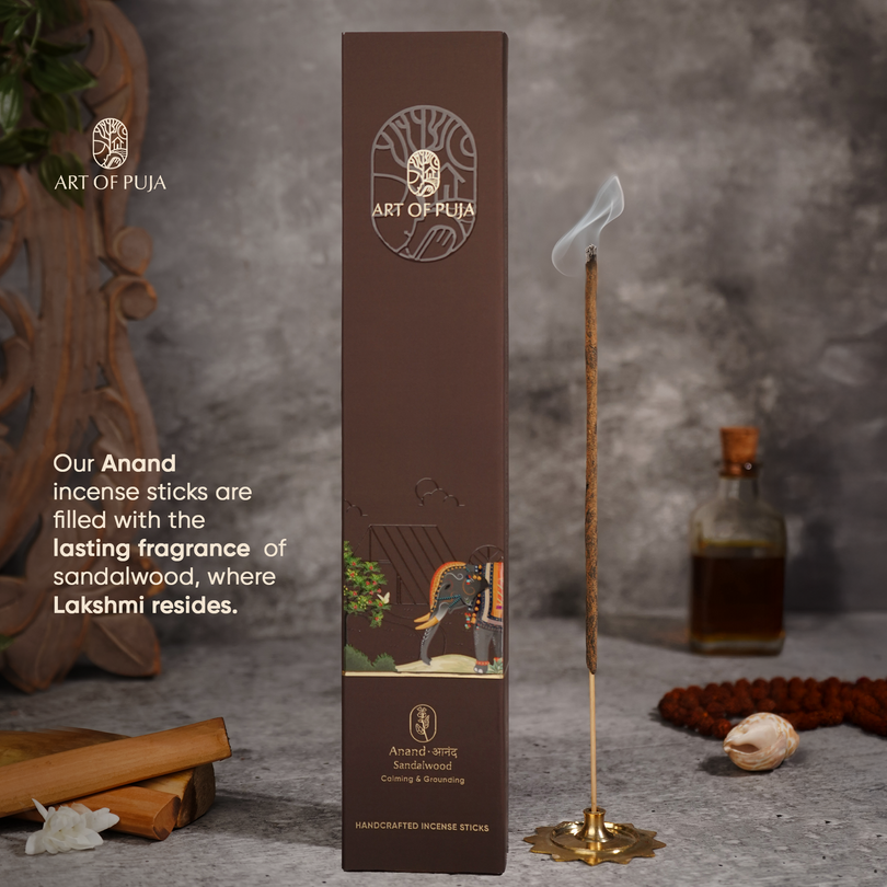 Sandalwood Handcrafted Incense Sticks – Art of Puja