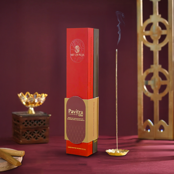 Pavitra Handcrafted Incense Sticks (Combo Pack of 2) | Anand (Sandalwood) & Kripa (Sai Darshan))