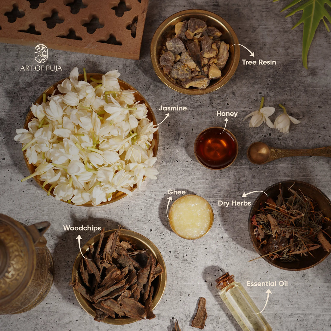 Jasmine Handcrafted Incense Sticks. Trupti ( तृप्ति )