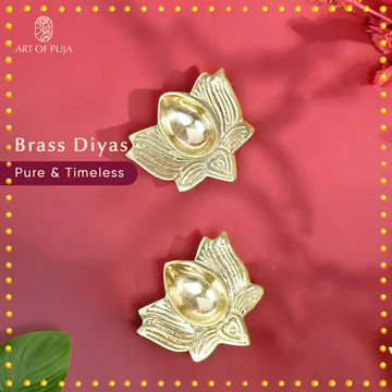 Handcrafted Brass Laxmi Diya – Symbol of Prosperity, Light & Divine Energy | 100% Pure Brass | Made by Indian Artisans