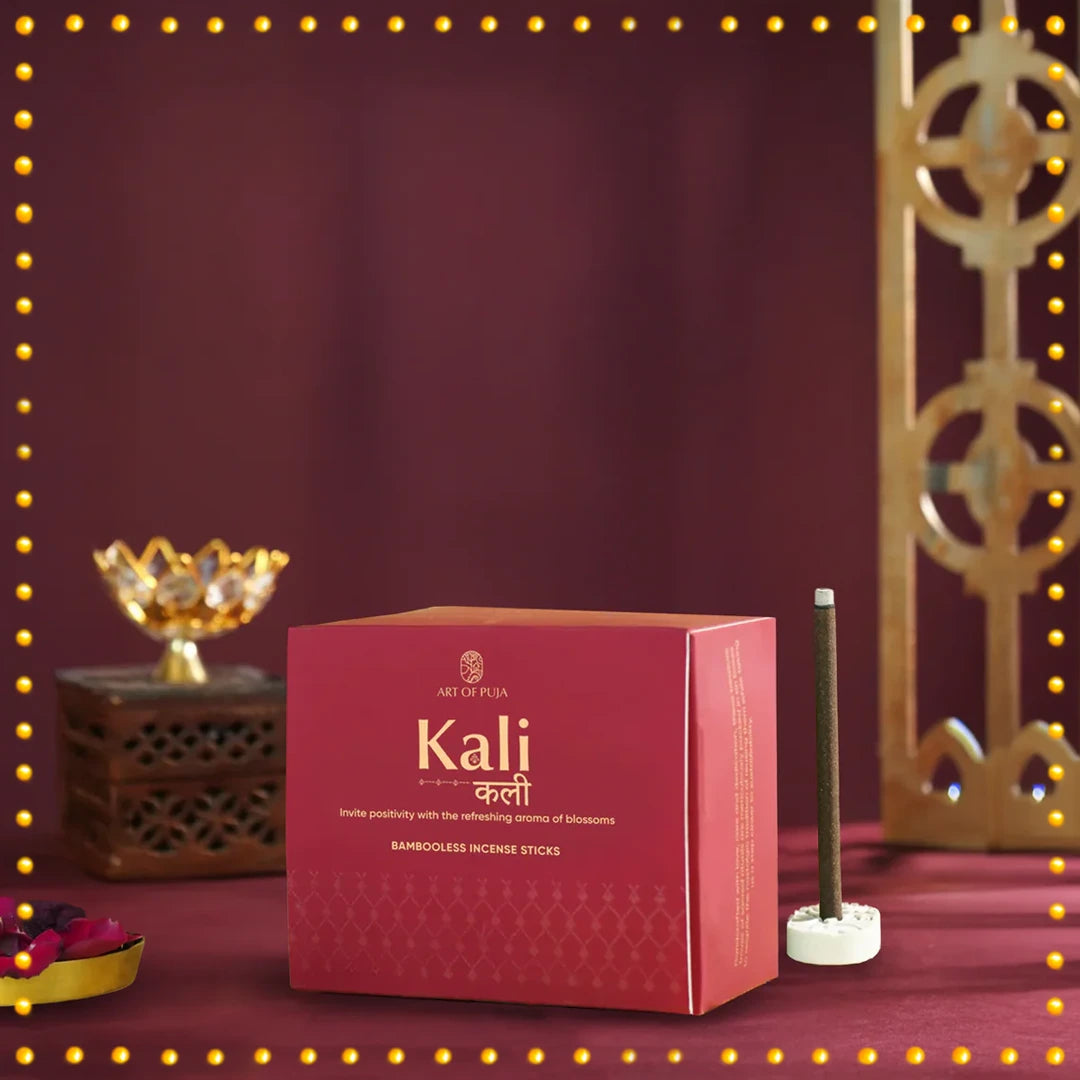 Kali Bambooless Incense Sticks (Combo Pack of 2) | Riddhi (Rose) & Trupti (Jasmine)