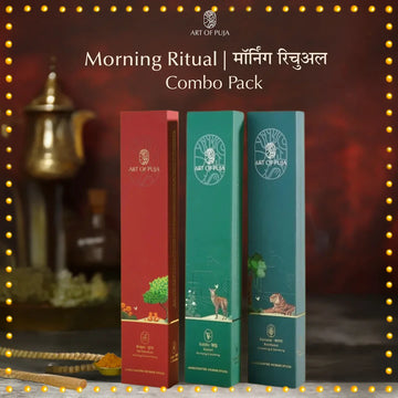 Morning Ritual Combo  | Sai Darshan (Kripa), Kasturi (Siddhi) & Rainforest (Karuna)