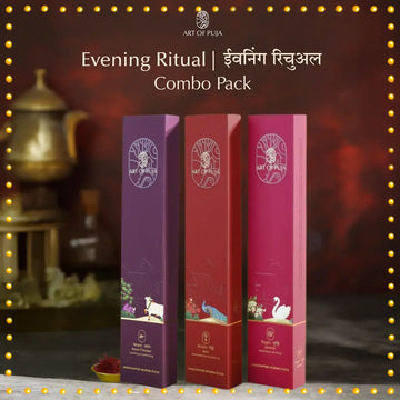 Evening Ritual Combo (Pack of 3) | Riddhi (Rose), Trupti (Jasmine) & Anant (Kesar-Chandan)