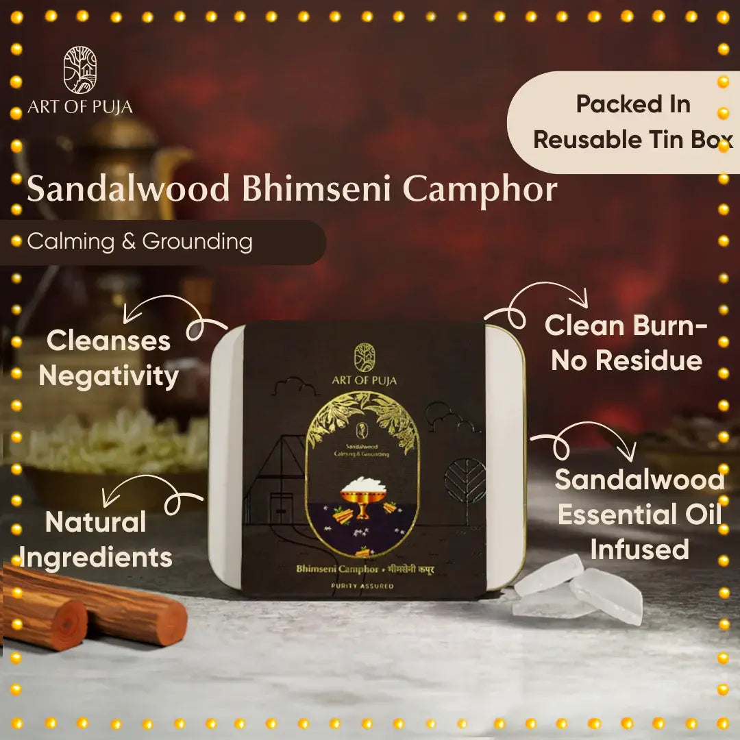 Bhimseni Camphor – Sandalwood Infused