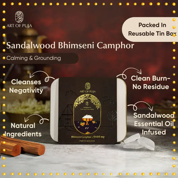 Bhimseni Camphor – Sandalwood Infused