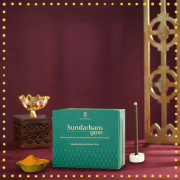 Sundarbans Bambooless Incense Sticks (Combo Pack of 2) | Siddhi (Kasturi) & Karuna (Rainforest)